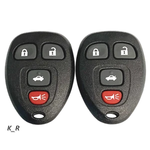 2 Replacement Keyless Entry Remote Key Fobs 4 Button KOBGT04A 15252034 - Picture 1 of 3
