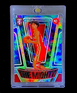 ZACCHARIE RISACHER ROOKIE GENESIS REFRACTOR SP Insert Holo Non Auto - HAWKS - Picture 1 of 6