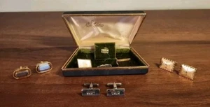 Vintage DiGino Cuff Links Multiple Pairs with Box - Picture 1 of 5