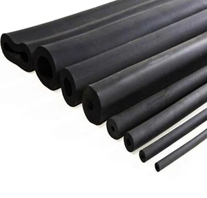 4mtr Elastomeric Rubber Pipe Pole Tube Foam Insulation 1/2" 12MM I.D X 1/2" 13MM - Foto 1 di 3