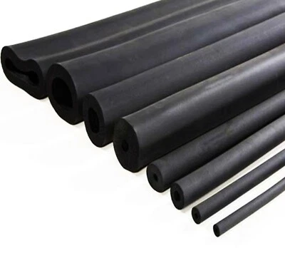 SEI COMPONENTS 4mtr Elastomeric Rubber Pipe Pole Tube Foam Insulation 1/2" 12MM I.D X 1/2" 13MM