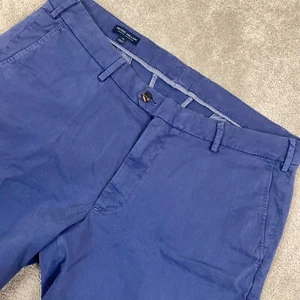Peter Millar Crown Crafted Concorde Garment Dyed Shorts Men's Size 38 Blue $140 - Picture 1 of 11