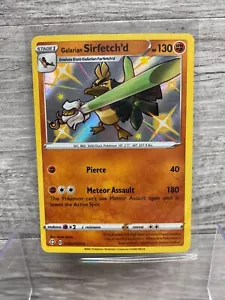 Galarian Sirfetch'd SV064/SV122 Shiny Holo Foil Shining Fates Pokemon Card - Picture 1 of 2