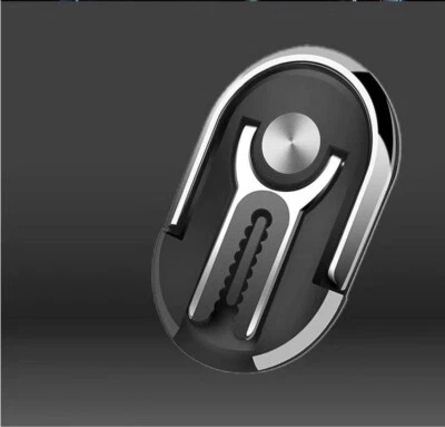 Soporte de anillo para teléfono celular 360 soporte giratorio para dedos clip de ventilación para automóvil simple Foto 1 de 4