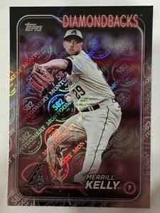 Merrill Kelly 2024 Topps 582 Montgomery Club Holo Foil #112 Arizona Diamondbacks - Picture 1 of 2