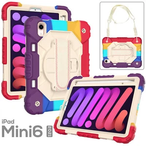Hybrid Shockproof Rugged Stand Case For iPad 10.2 9th 9.7 6th Air4 Pro 11 Mini6 - Picture 1 of 117