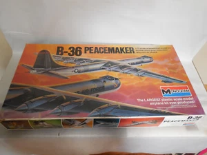 Riesiger Monogram #5703 B-36 Peacemaker Modellbausatz Maßstab 1:72 USAF Bomber -KOMPLETT- - Bild 1 von 6
