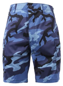 Rothco Colored Camo BDU Shorts - Sky Blue Camo - Picture 1 of 4