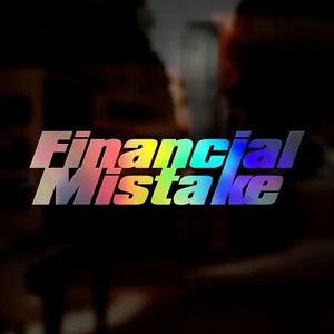 Finanzieller Fehler Aufkleber Sticker Öl Slick holografisch lustig Auto Van Camper JDM - Bild 1 von 1