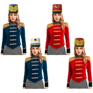 Mujer Disfraz Banda Chaqueta Ropa Exterior Gótica Abrigo Mago Uniforme Steampunk - Imagen 1 de 65
