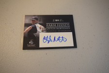 2007 TRISTAR Prospects Plus Farm Hands Authentic Clayton Mortensen #FH-CM Auto