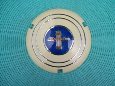 NOS MoPar 1940 40 Chrysler Windsor  horn blowing ring BUTTON 857762 - Image 1 of 4