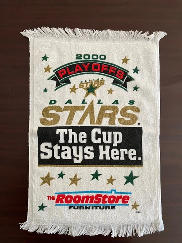 DALLAS STARS RALLY TOWEL - 2000 STANLEY CUP PLAYOFFS RALLY TOWEL, *****RARE***** Cover