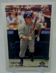 2002 Fleer Triple Crown Baseball Luis Lopez Future Stars Card #219 Blue Jays