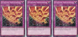 CARTA YU GI OH - 3 X  ESTINZIONE PROGRAMMATA - CORE-IT081 - COMUNE - USATE  - Foto 1 di 1