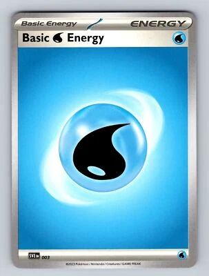 SV01: Scarlet & Violet Base Set #003 Basic Water Energy - Image 1 of 2
