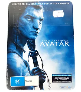 NEW Avatar Extended Collectors Edition Blu-ray Exclusive Metal Box Aus Sealed - Picture 1 of 19