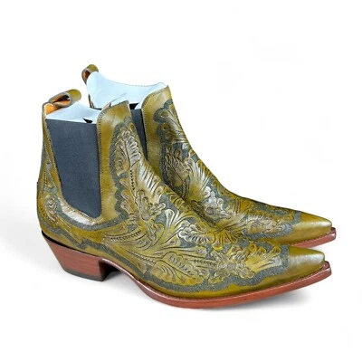 Botas de mezclilla Old Gringo Boot Star para hombre 11D 9-150 Wyoming azules NUEVAS Foto 1 de 4