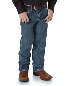Boy's Wrangler® Cowboy Cut® Regular/Slim Fit Blue Jean (8-18) 13MWBSW - Picture 1 of 1