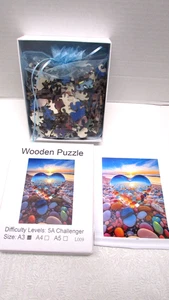 Puzzles Up Butterfly Heart Premium Wooden Puzzle Size Large/A3 - Picture 1 of 4