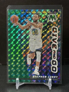2022-23 PANINI MOSAIC GIVE AND GO STEPHEN CURRY #11 GREEN MOSAIC - Picture 1 of 2
