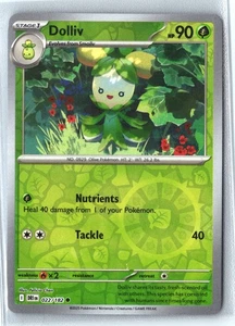 Dolliv 022/182 Pokemon Juego de Cartas Coleccionables Escarlata y Violeta Destinados Rivales Holograma Inverso - Imagen 1 de 1