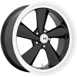 US Mags U136 TS 22x9 5x5" +15mm Gloss Black Wheel Rim 22" Inch - Picture 1 of 9