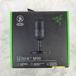 Razer Seiren V3 Mini Ultra-Compact USB Condenser Cardioid Microphone - Black - Photo 1/6