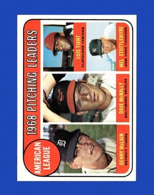 1969 Topps Set-Break #9 Al Pitching Leaders casi nuevo-como nuevo o mejor *GMCARDS* Foto 1 de 2