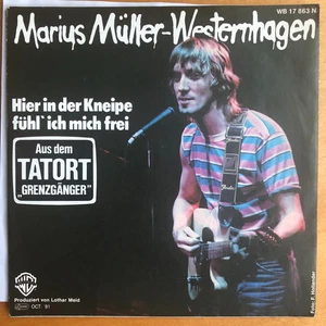 MARIUS MÜLLER-WESTERNHAGEN : Hier in der Kneipe fühl ich mich frei / Herr D. NM - Bild 1 von 2