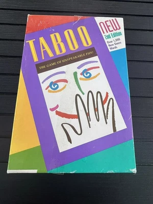  Hasbro Taboo The Game Of Unspeakable Fun 2nd Edition 1994 Missing Pencil - Image 1 of 4