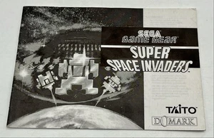 Spielanleitung SUPER SPACE INVADERS - Sega Game Gear 1992 - Sehr guter Zustand - Bild 1 von 1