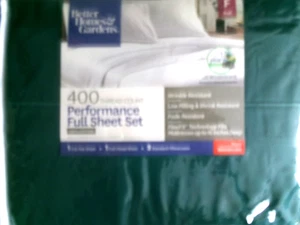 Neu Full Size Bettwäsche Set ** 100% Baumwolle, 400 TC, Jägergrün #1113 - Bild 1 von 2