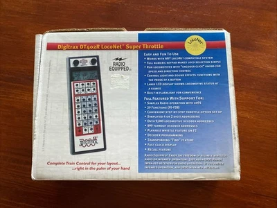 Digitrax DT402R LocoNet Super Throttle, Brand New In Original Box, Hard To Find - Image 1 of 3