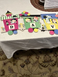 Vintage 3 Piece Wall Art For Child’s Room Fiberboard David - Picture 1 of 13