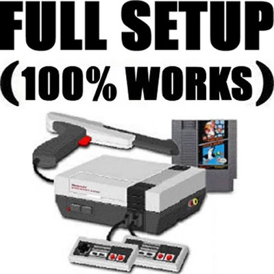 NES Nintendo Entertainment System *ACTION SET* 1985 NES-001 console +controllers - Image 1 of 2