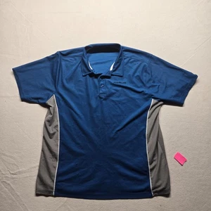 Polo homme FOOD LION uniforme employé bleu gris manches courtes taille L Large - Photo 1/6