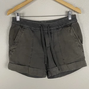 James Perse Mujer Talla 1 (pequeña) Gris Oscuro Cordón Puño Dobladillo Mezcla Lino - Imagen 1 de 4