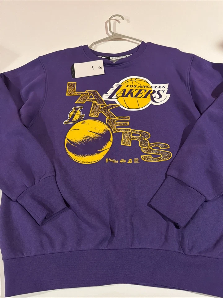 Nike NBA Los Angeles Lakers Polar Courtside Suéter Camisa Talla L NUEVO CON ETIQUETAS DH9438 Para hombres’s Foto 1 de 4