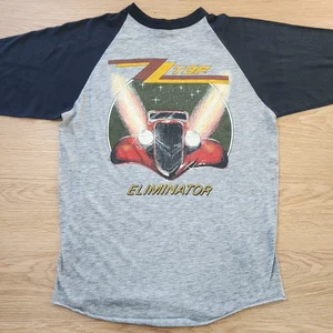 Vtg ZZ Top Eliminator Tour 1983 Across America T Shirt Single Stitch USA - Picture 1 of 14