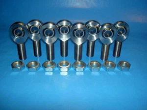 4-Link ( LH )  5/8" x 1/2 Bore, Chromoly Rod End Kit With Jam Nuts Heim Joints - Picture 1 of 3