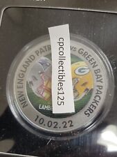 Green Bay Packers VS New England Patriots 10/2/22 Lambeau Game Day Coin NEW