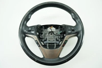 Volante de couro 13-16 Hyundai Genesis Coupe com interruptor de cruzeiro de câmbio de pás - Imagem 1 de 4