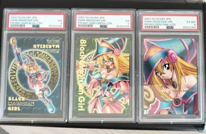 Yu-Gi-Oh! DDM PROMO Japanese Dark Magician Girl Set of 3 PSA 6 PSA 5 PSA 3 - Picture 1 of 7