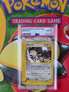 Meowth 121/165 Expedition Base Set PSA 10 GEM MT Pokemon Karte - Bild 1 von 6