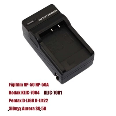 Wall Travl Home Battery Charger For D-LI68 Pentax Optio A36 S10 S12  SX - Image 1 of 4