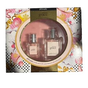PHILOSOPHY AMAZING GRACE Eau De Toilette Sprays Set 1/2 Fl Oz & 0.5 Fl Oz NIB - Picture 1 of 5