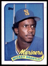 1989 Topps Mickey Brantley Seattle Mariners #568