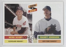 2005 Topps Heritage Then & Now Randy Johnson Herb Score #TN5 HOF