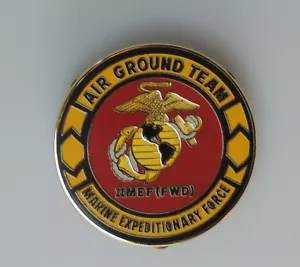 Insignias de identificación del servicio de combate del ejército (CSIB) ~ 2a Fuerza Expedicionaria de Marines IIMEF (FWD) - Imagen 1 de 3